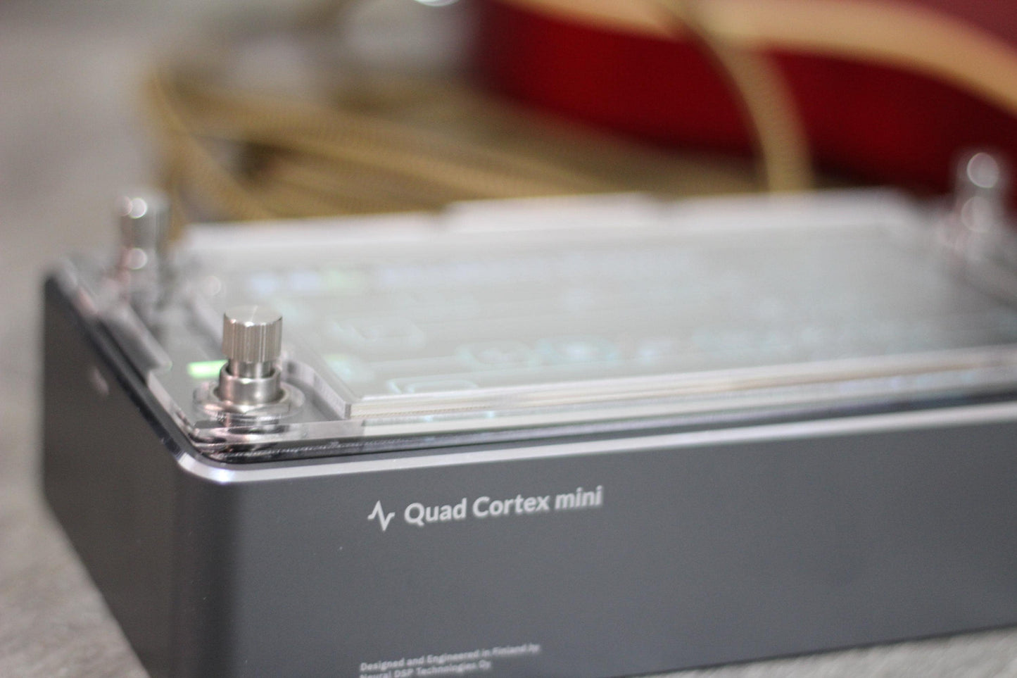 Clear acrylic protector for the Neural DSP Quad Cortex Mini, handmade in Bavaria
