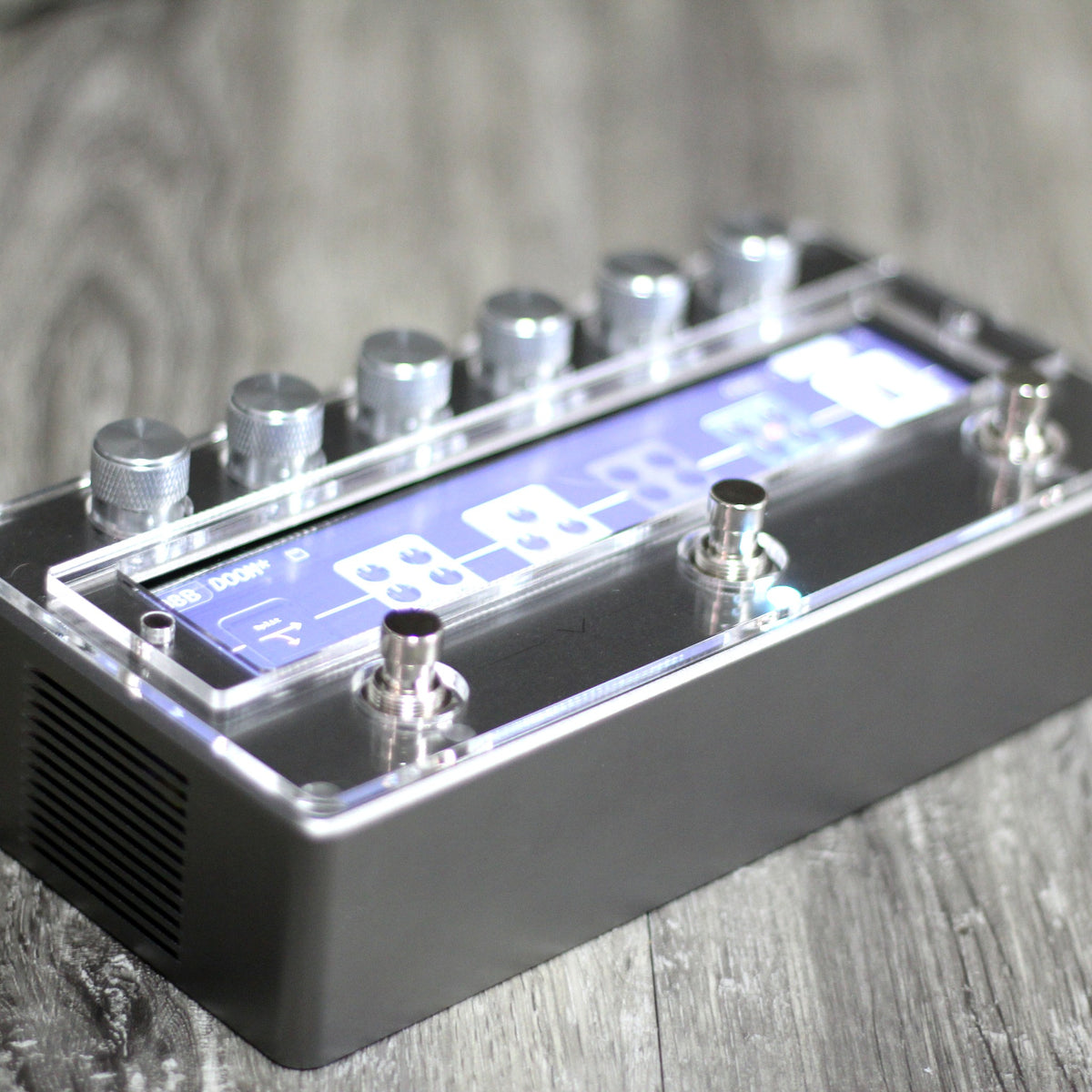 Darkglass Anagram with ProtectYourGear acrylic cover and protective shield