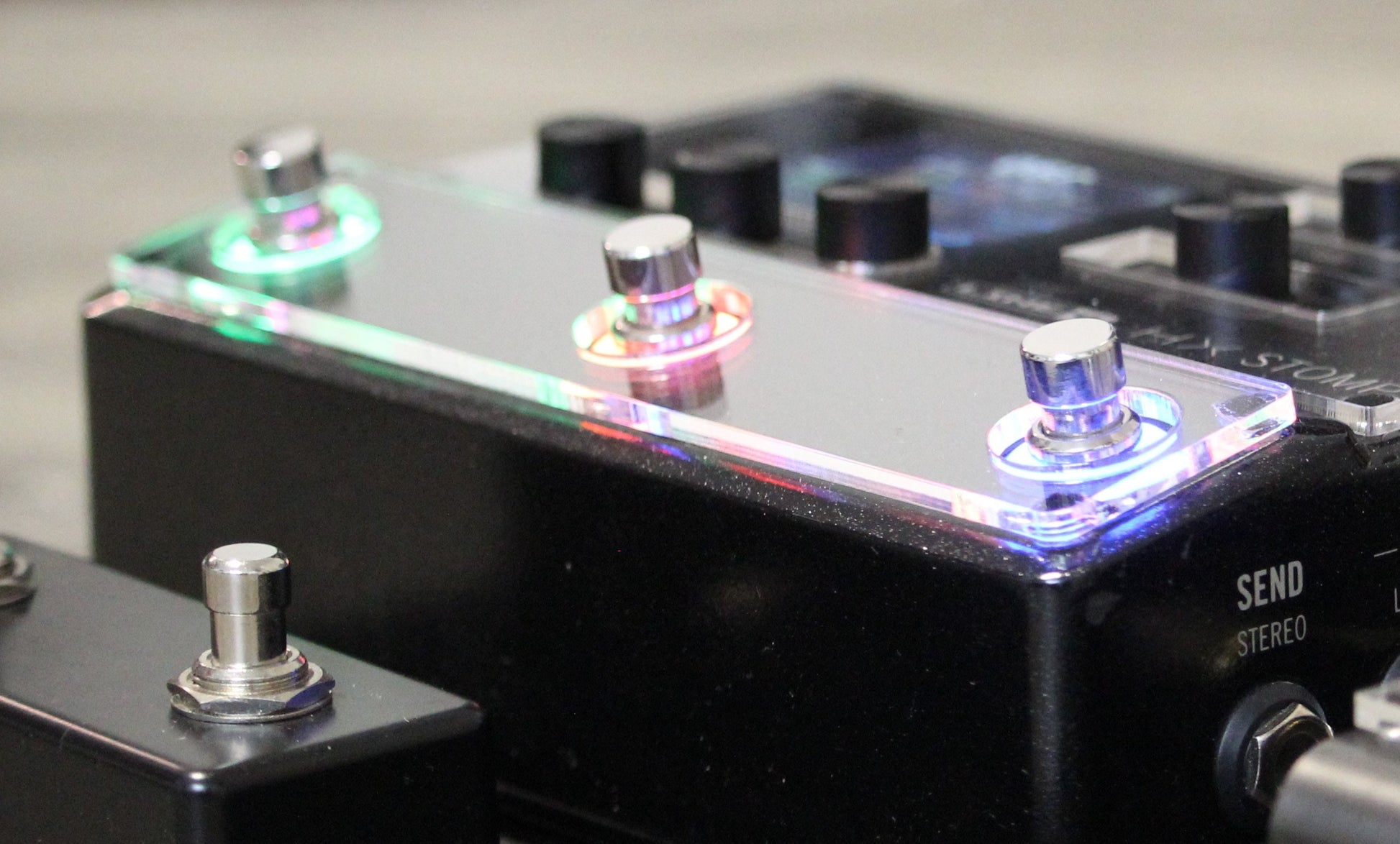 Clear acrylic protector for the Line 6 HX Stomp, handmade in Bavaria