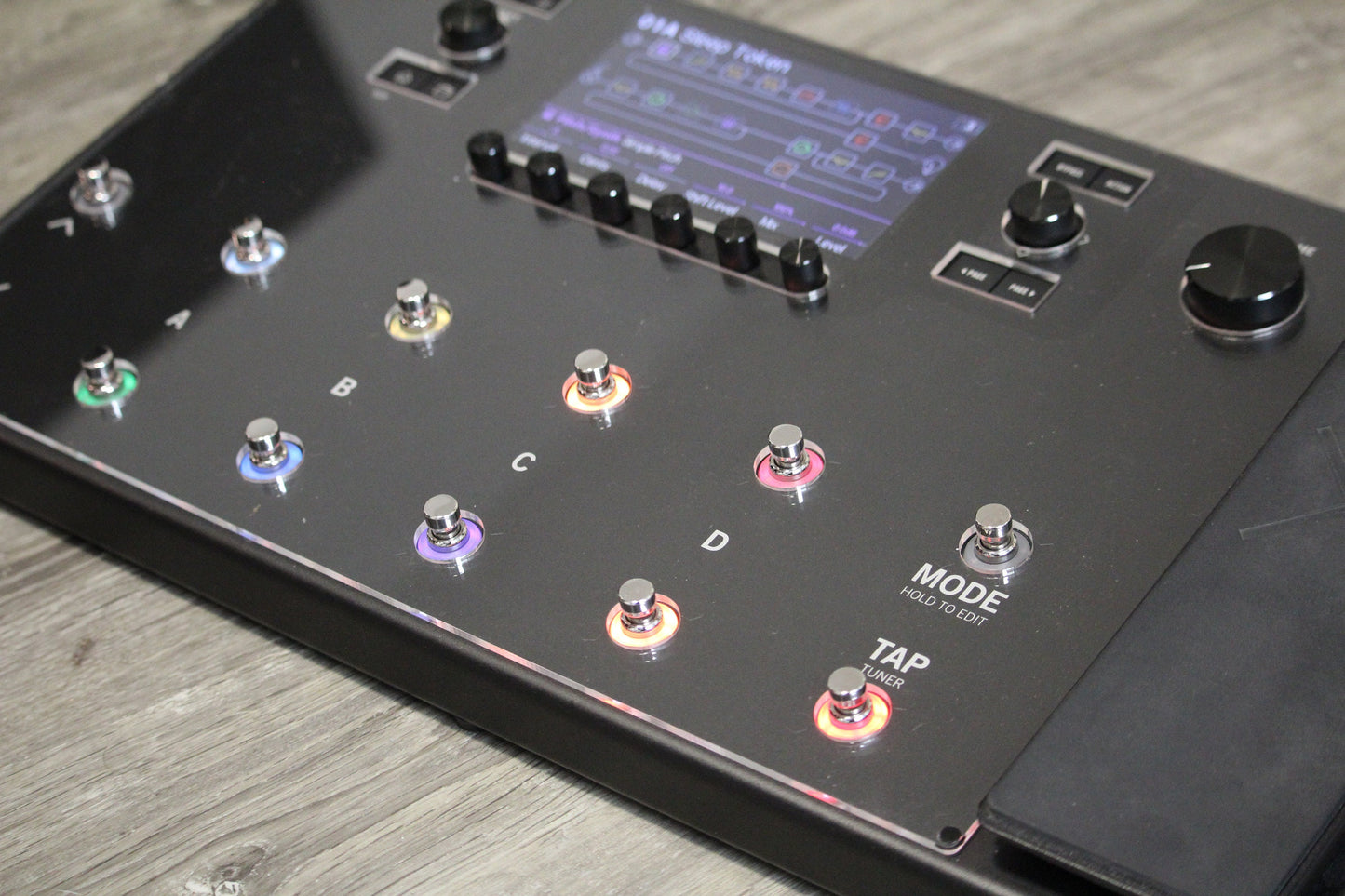 Clear acrylic protector for the Line 6 Helix LT, handmade in Bavaria