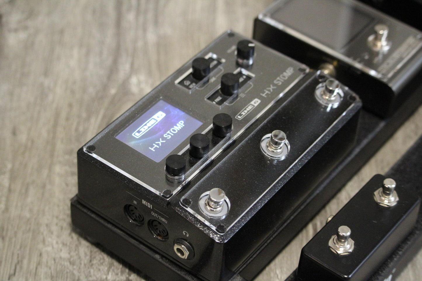 Clear acrylic protector for the Line 6 HX Stomp, handmade in Bavaria