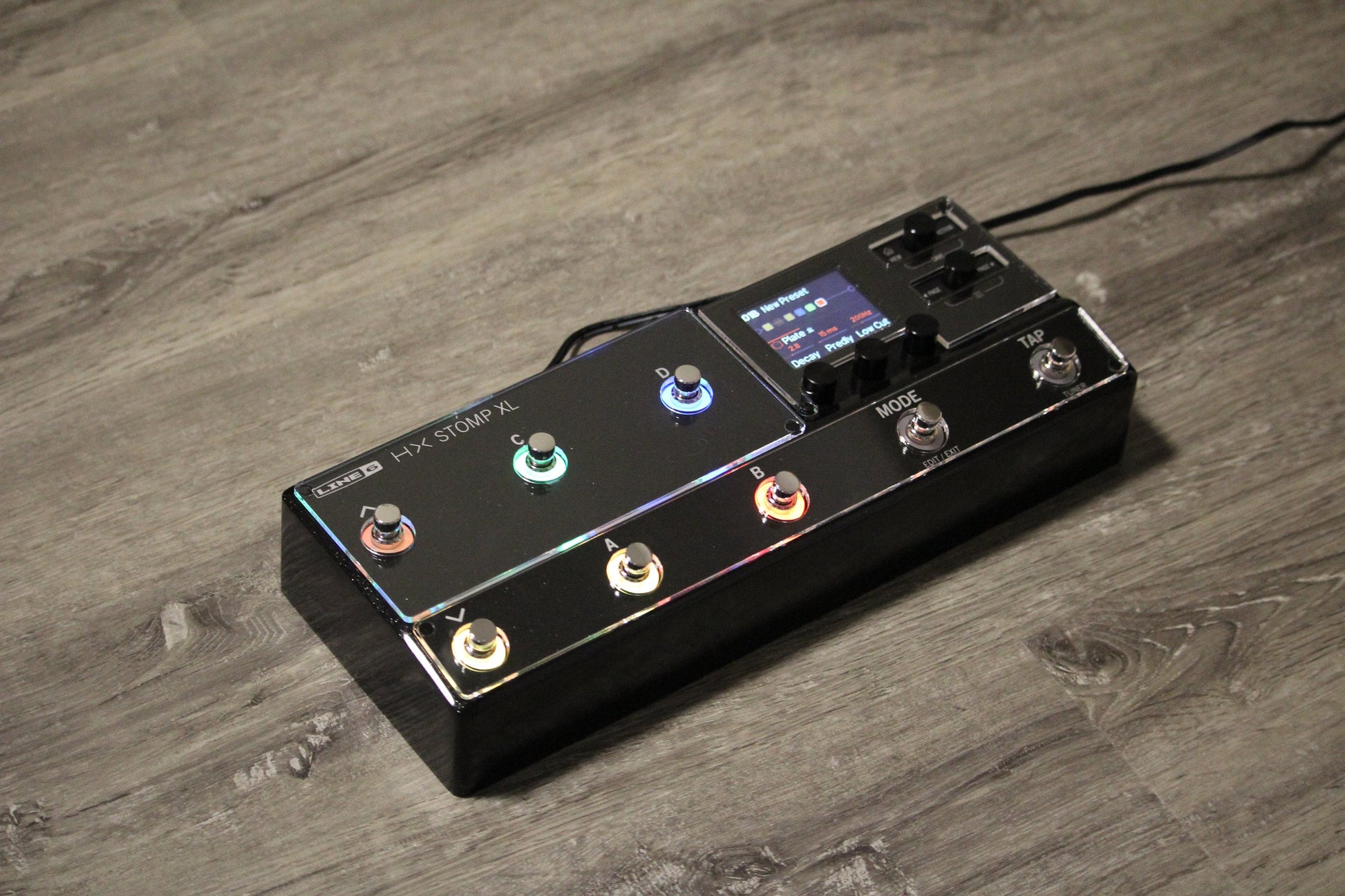 Clear acrylic protector for the Line 6 HX Stomp XL, handmade in Bavaria