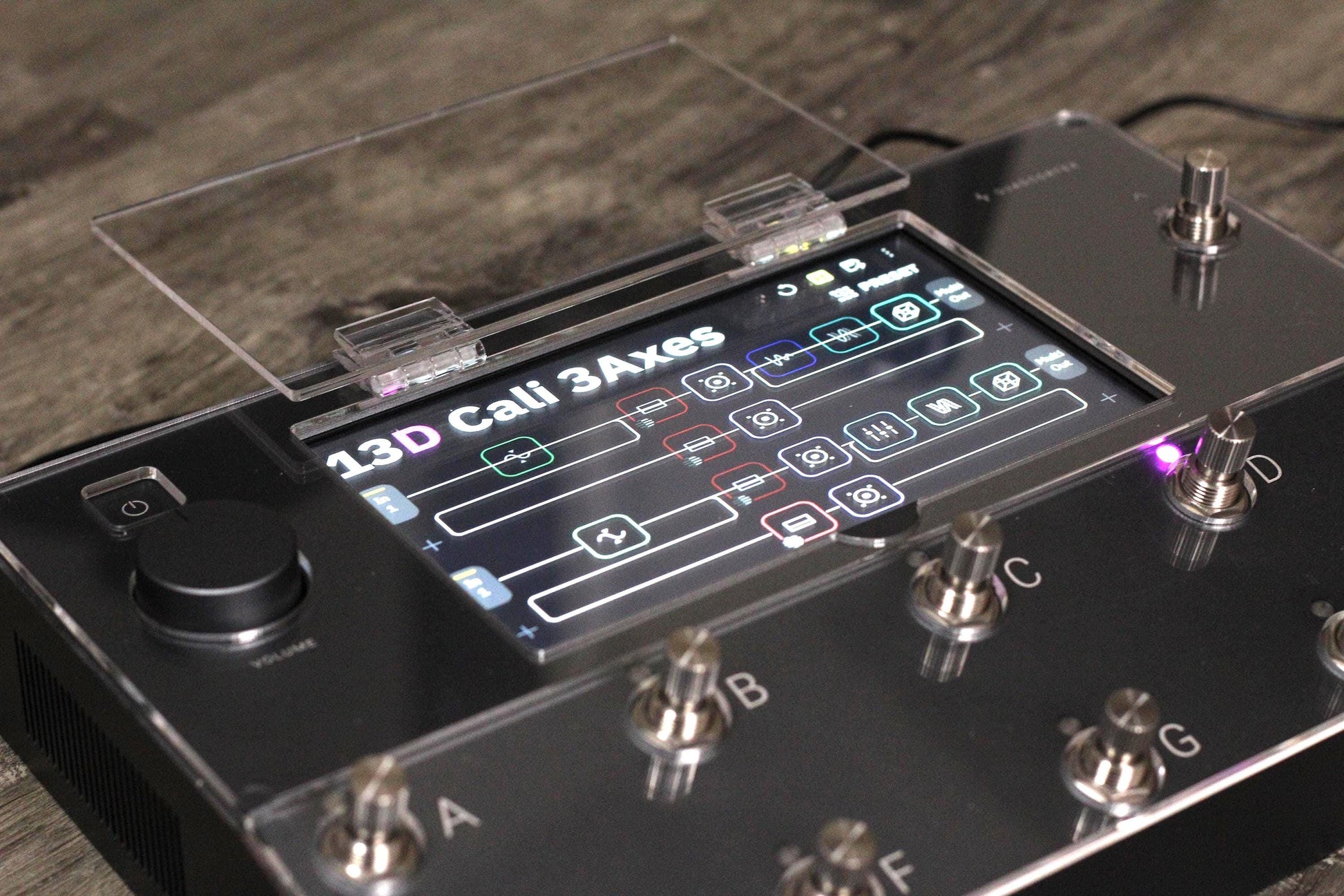 Clear acrylic protector for the Neural DSP Quad Cortex, handmade in Bavaria