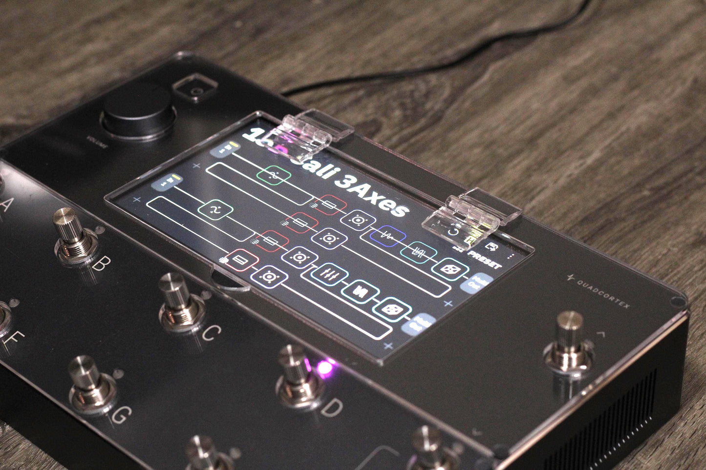 Clear acrylic protector for the Neural DSP Quad Cortex, handmade in Bavaria