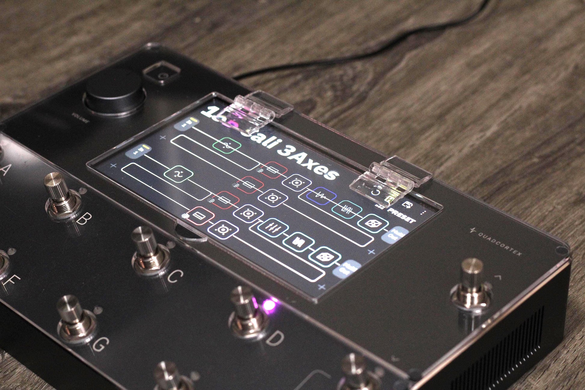 Clear acrylic protector for the Neural DSP Quad Cortex, handmade in Bavaria