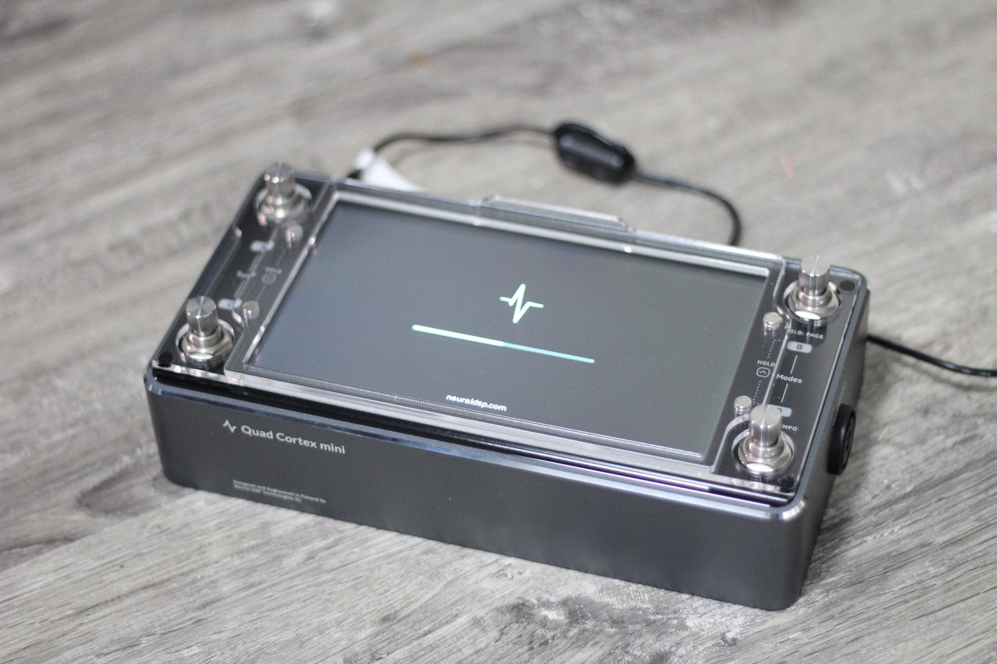 Clear acrylic protector for the Neural DSP Quad Cortex Mini, handmade in Bavaria