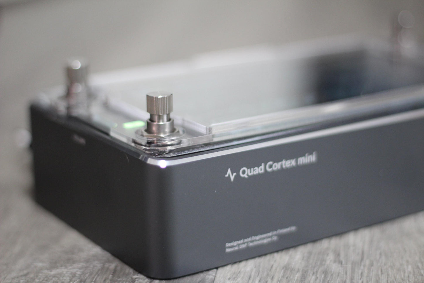 Clear acrylic protector for the Neural DSP Quad Cortex Mini, handmade in Bavaria
