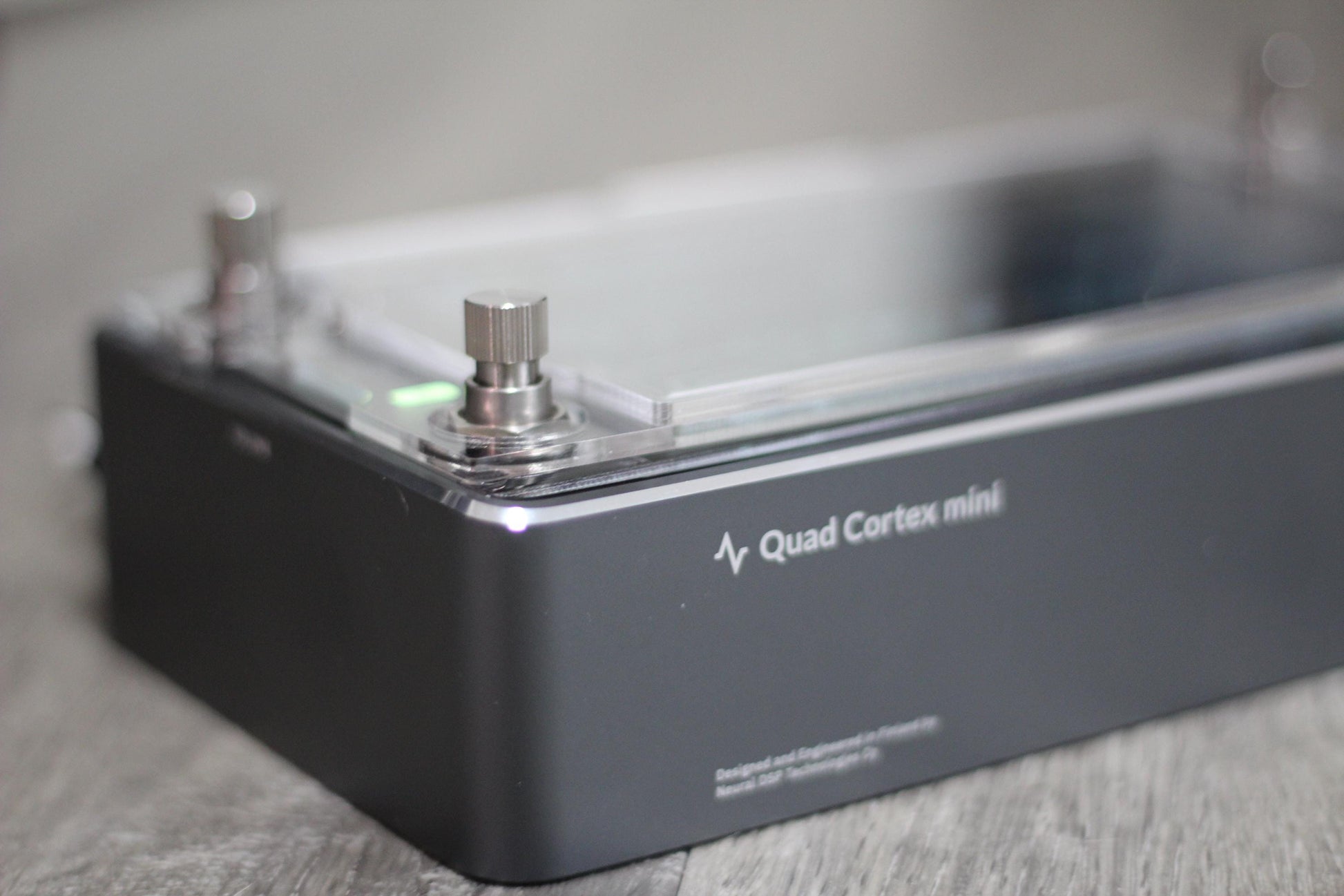 Clear acrylic protector for the Neural DSP Quad Cortex Mini, handmade in Bavaria
