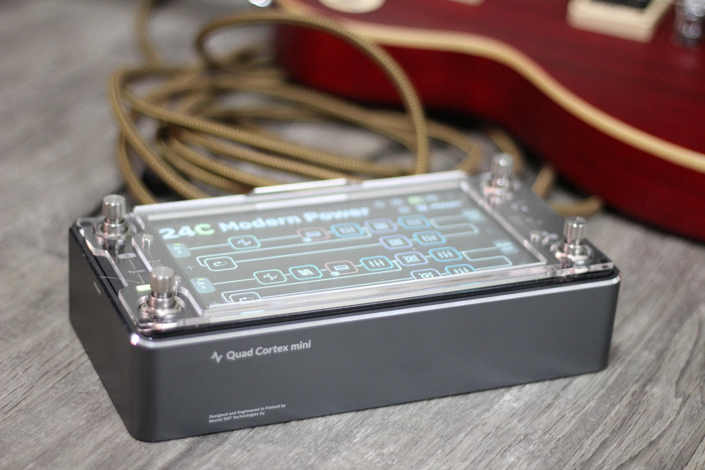 Clear acrylic protector for the Neural DSP Quad Cortex Mini, handmade in Bavaria