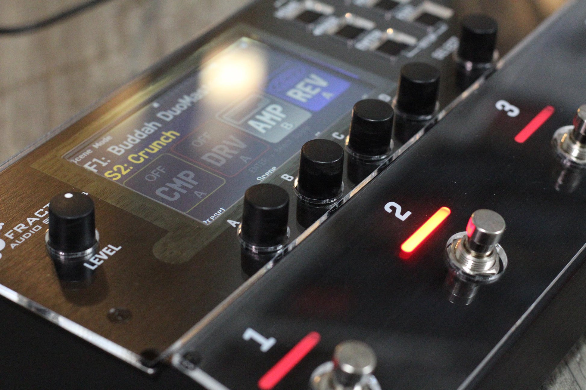 Clear acrylic protector for the Fractal Audio AM4, handmade in Bavaria
