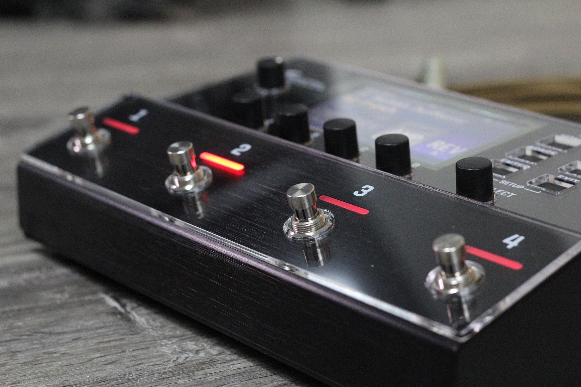 Clear acrylic protector for the Fractal Audio AM4, handmade in Bavaria