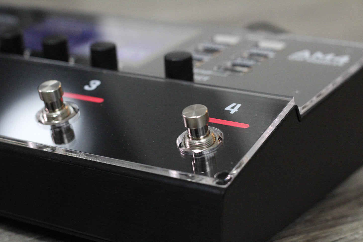 Clear acrylic protector for the Fractal Audio AM4, handmade in Bavaria