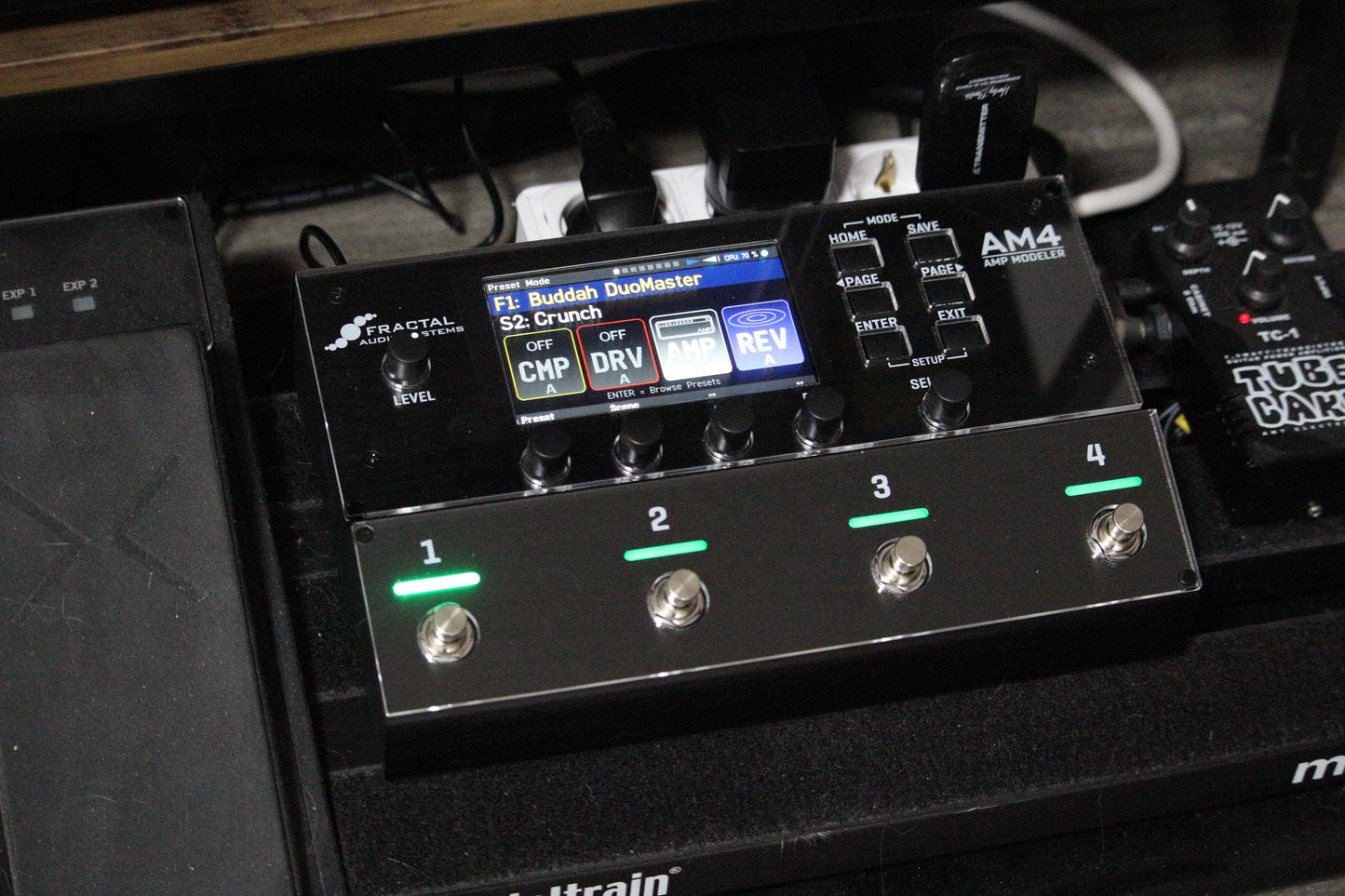Clear acrylic protector for the Fractal Audio AM4, handmade in Bavaria