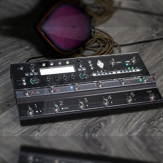 Kemper Profiler Stage with ProtectYourGear acrylic cover and screen protector